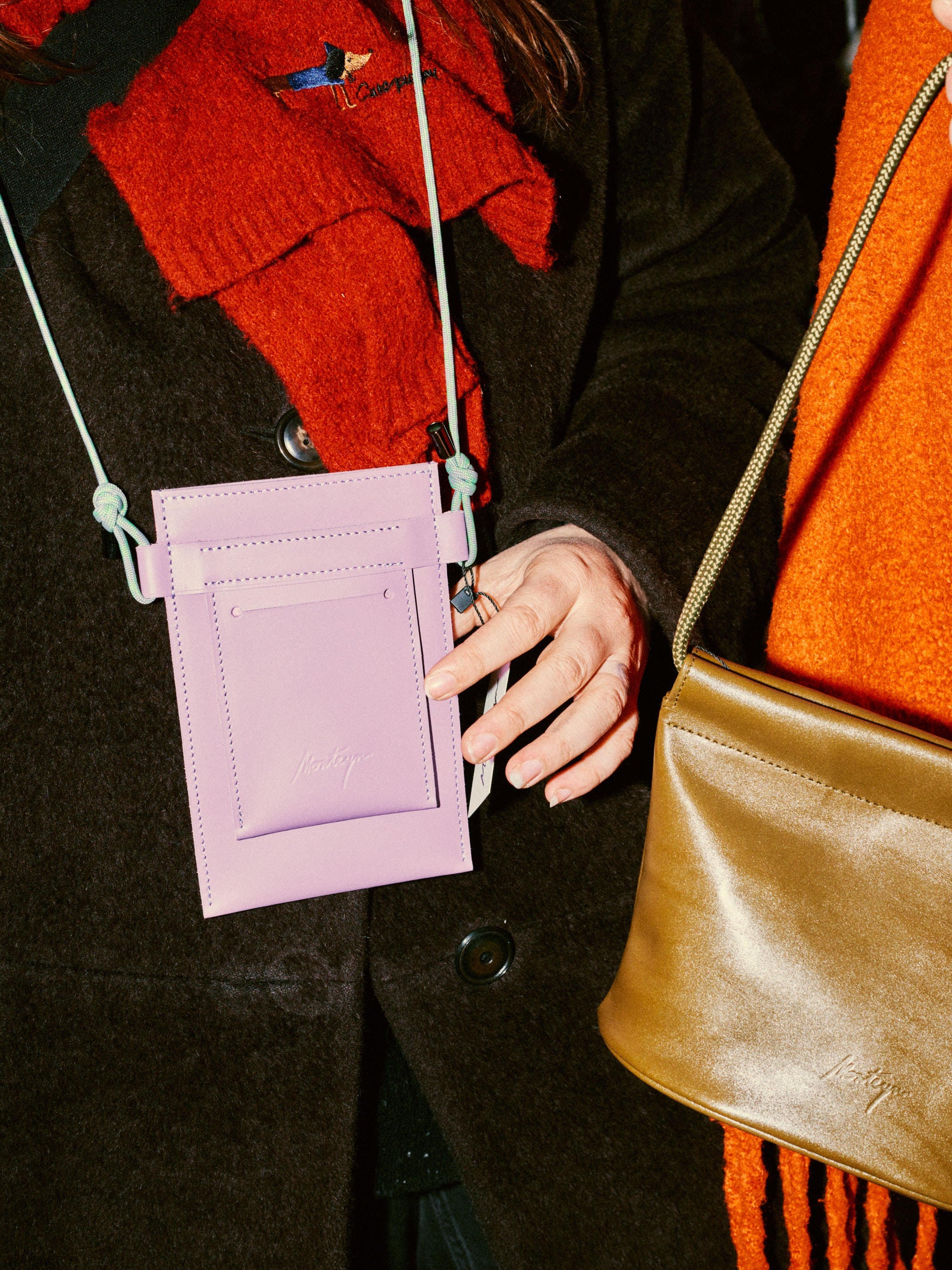 Phone sling bag Lila