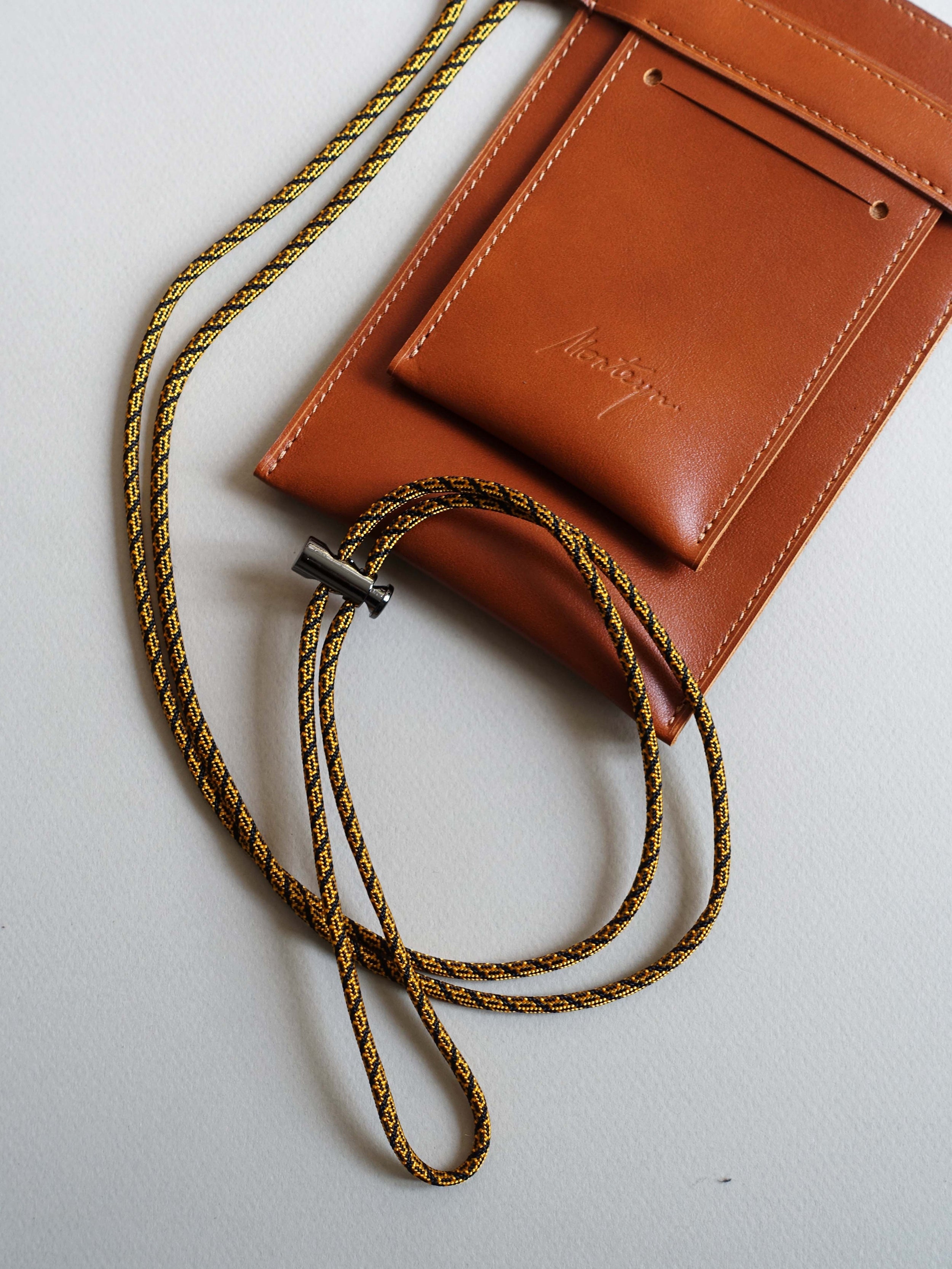 Phone sling bag Cognac