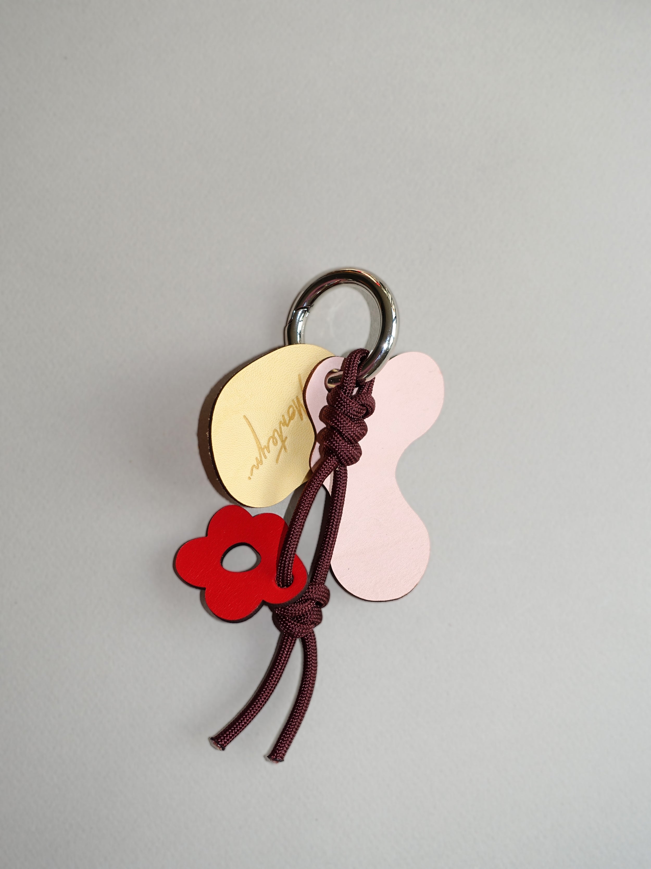 Keychain braided rope