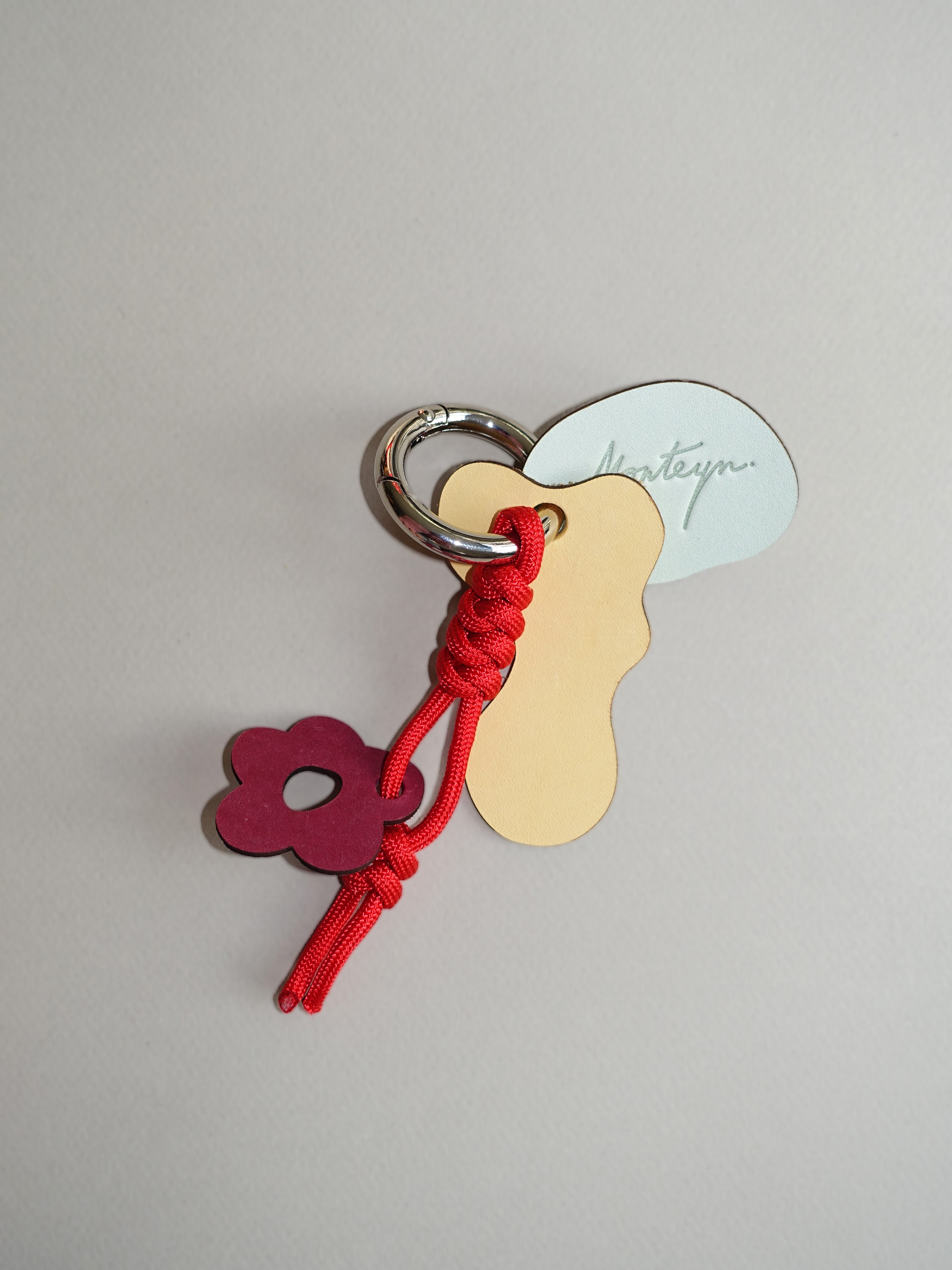 Keychain braided rope