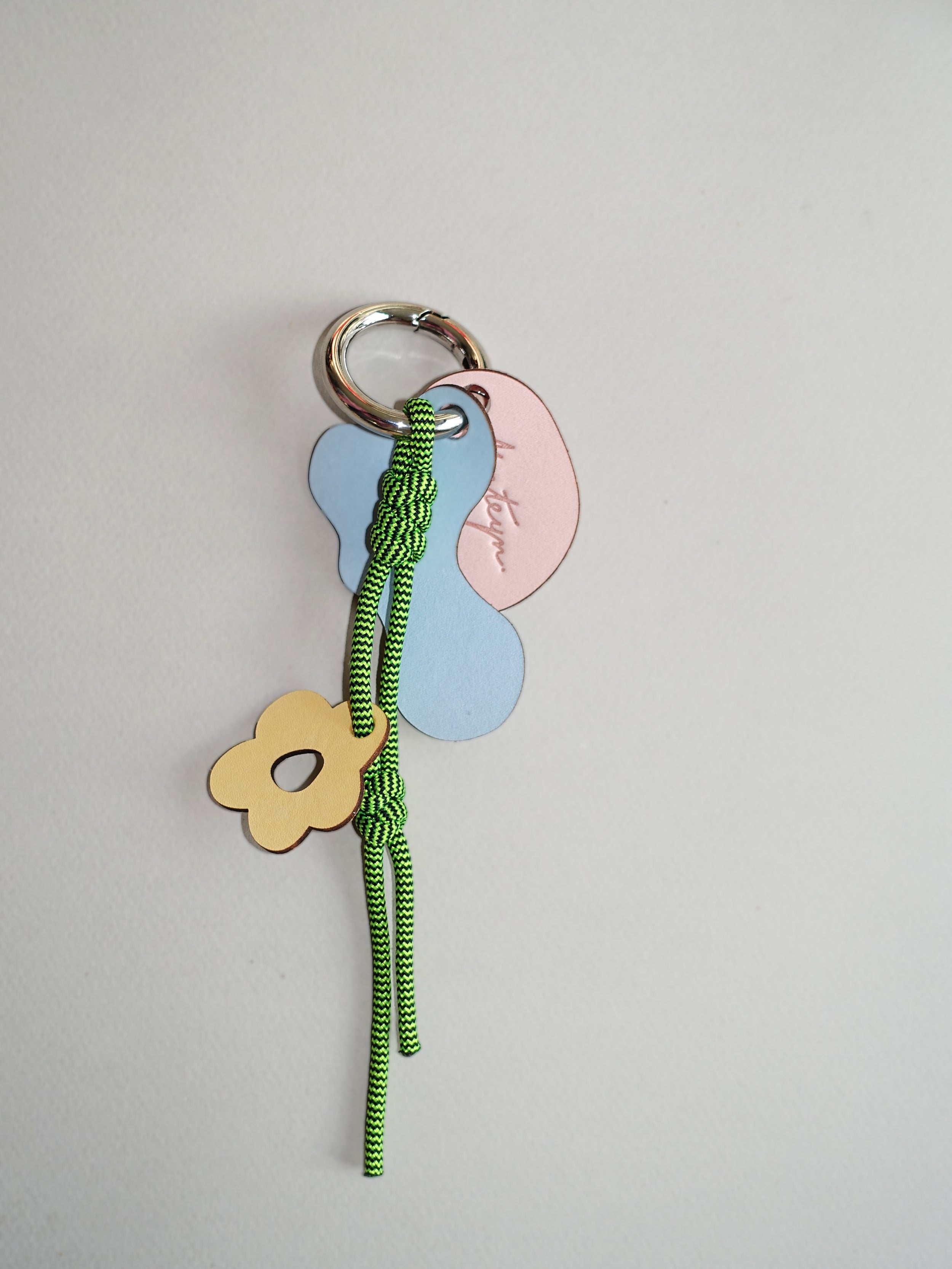 Keychain braided rope