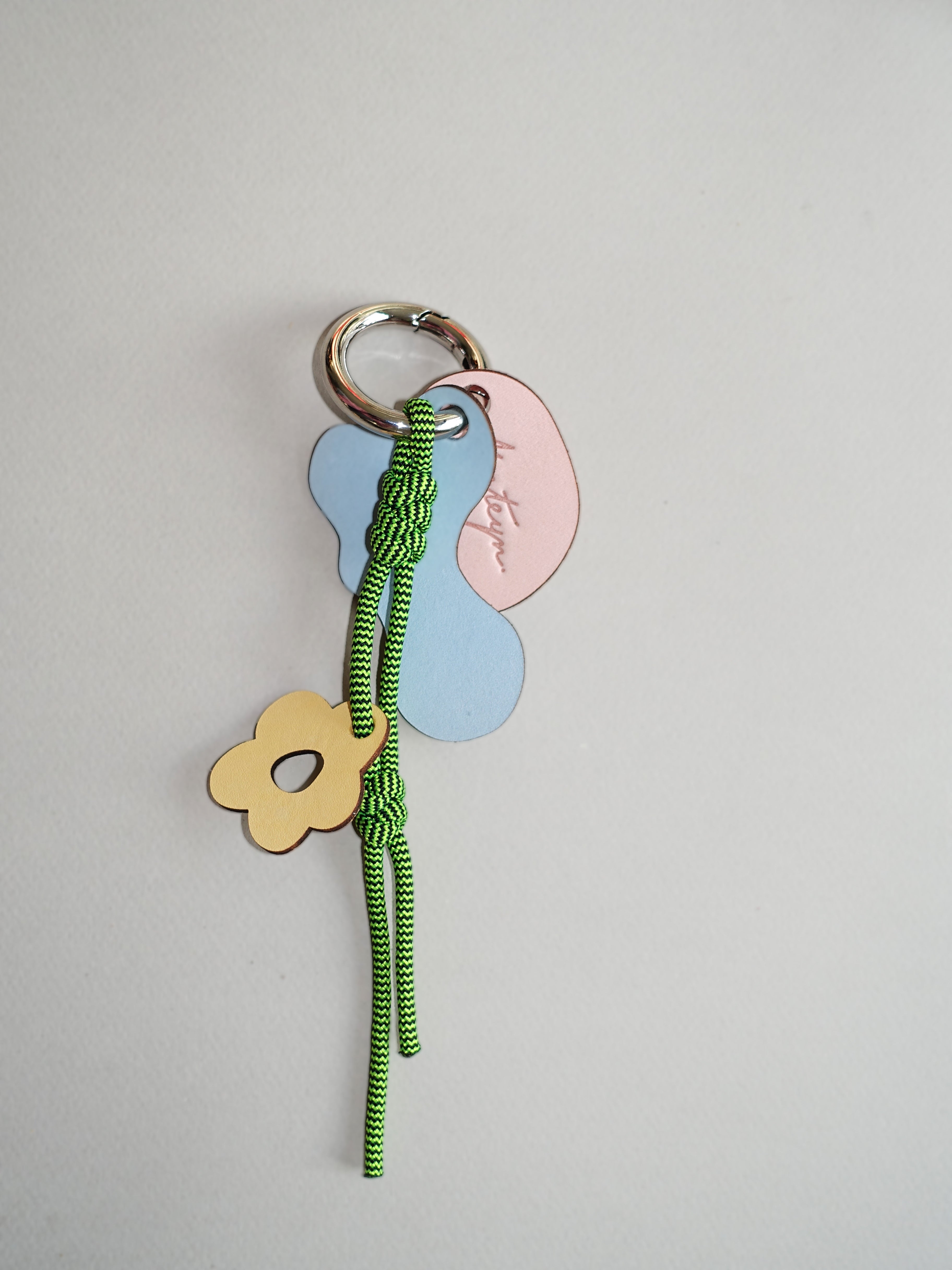 Keychain braided rope