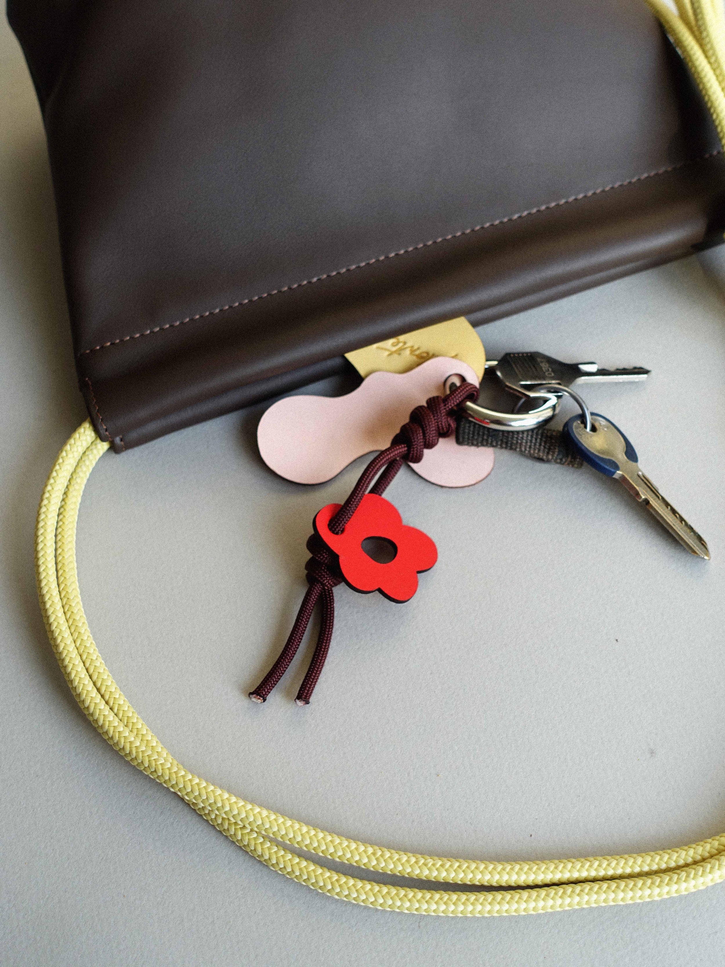 Keychain braided rope