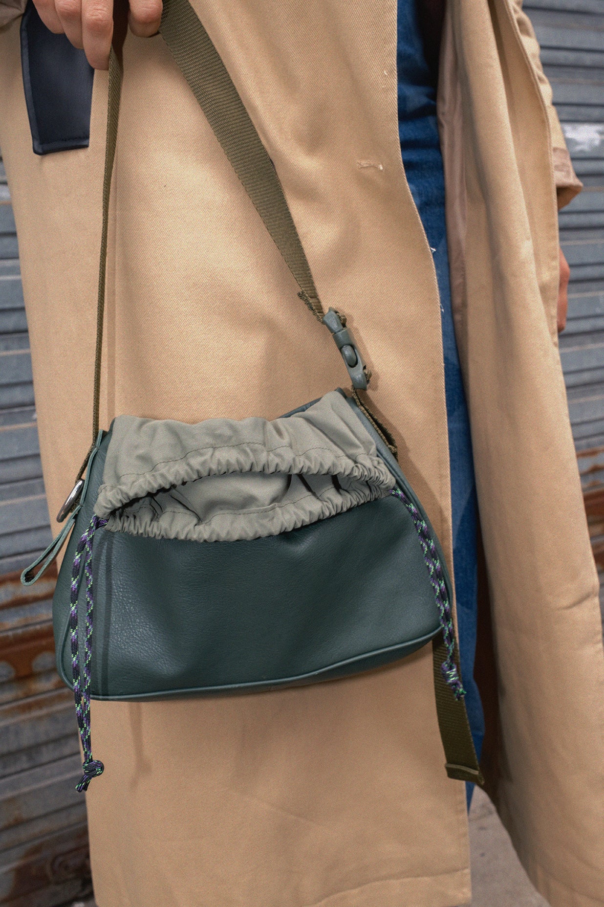 Cross body bag Forest green